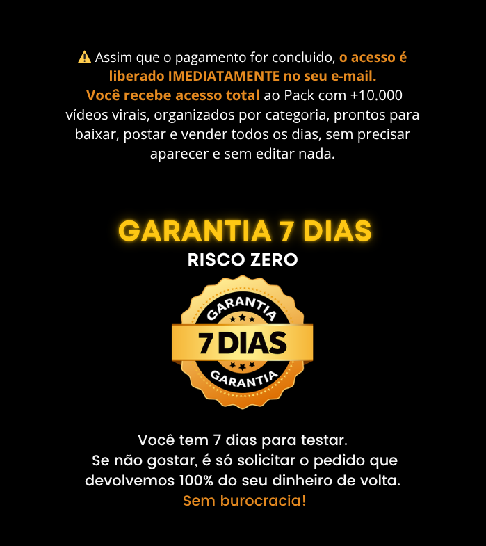 Pack Achadinhos Virais - rodapé